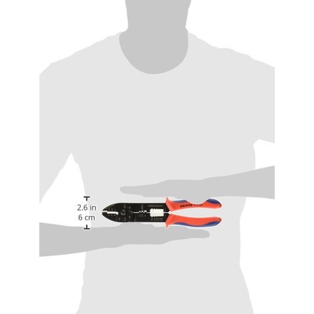Knipex Crimping: KNIPEX 9-1/2 Crimping Pliers Ergonomic Grip – Close-up Detail
