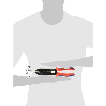 Knipex Crimping: KNIPEX 9-1/2 Crimping Pliers Ergonomic Grip – Close-up Detail