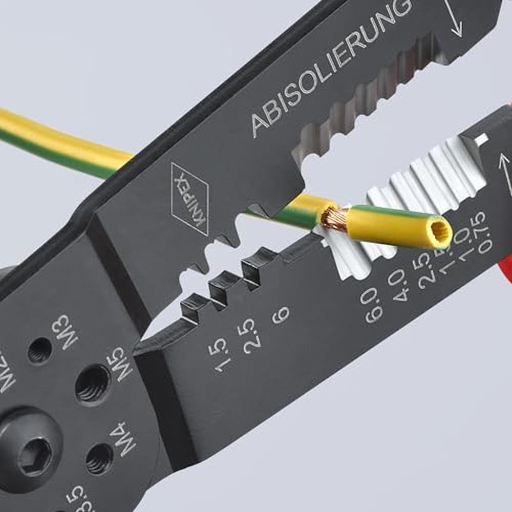 Knipex Crimping: KNIPEX 9-1/2 Crimping Pliers Ergonomic Grip – In Use