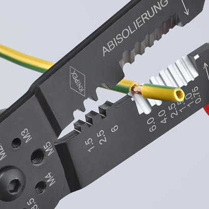 Knipex Crimping: KNIPEX 9-1/2 Crimping Pliers Ergonomic Grip – In Use