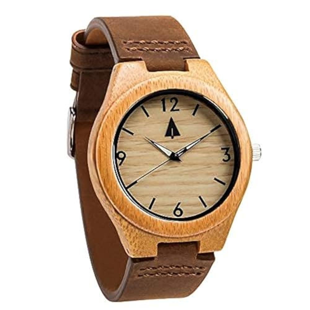 Watch Treehut: Treehut Wooden Watches for Men Japanese – Front View