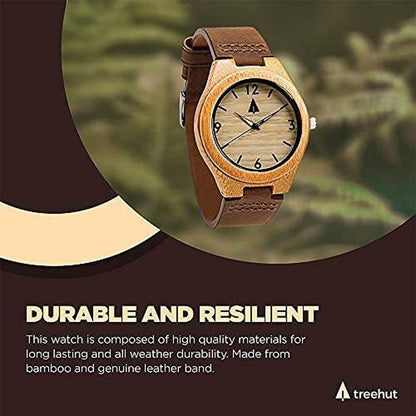 Watch Treehut: Treehut Wooden Watches for Men Japanese – Close-up Detail