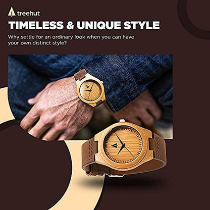 Treehut Watch: Wooden Bamboo Timepiece – In Use