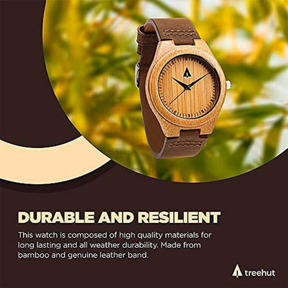 Treehut Watch: Wooden Bamboo Timepiece – Packaging