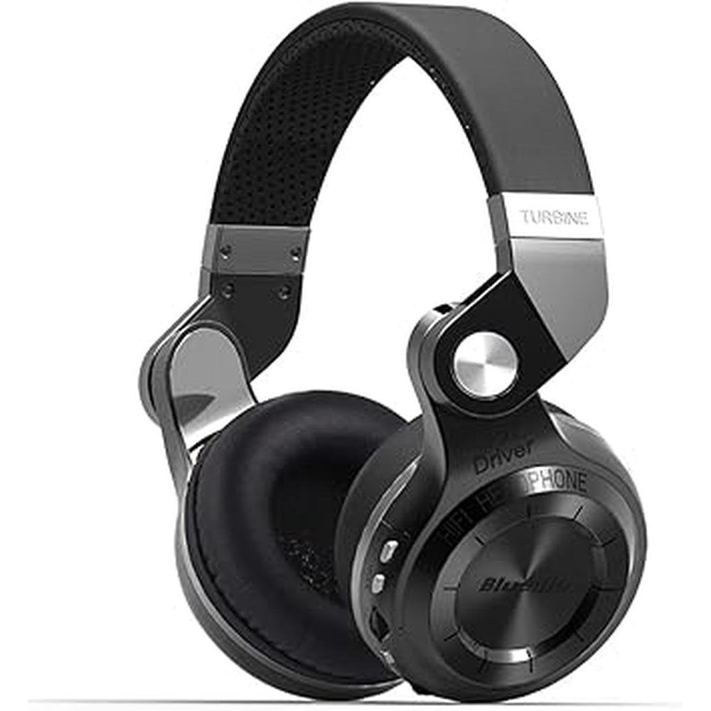 Bluedio T2 Plus Turbine Wireless Bluetooth Headphones – Front View