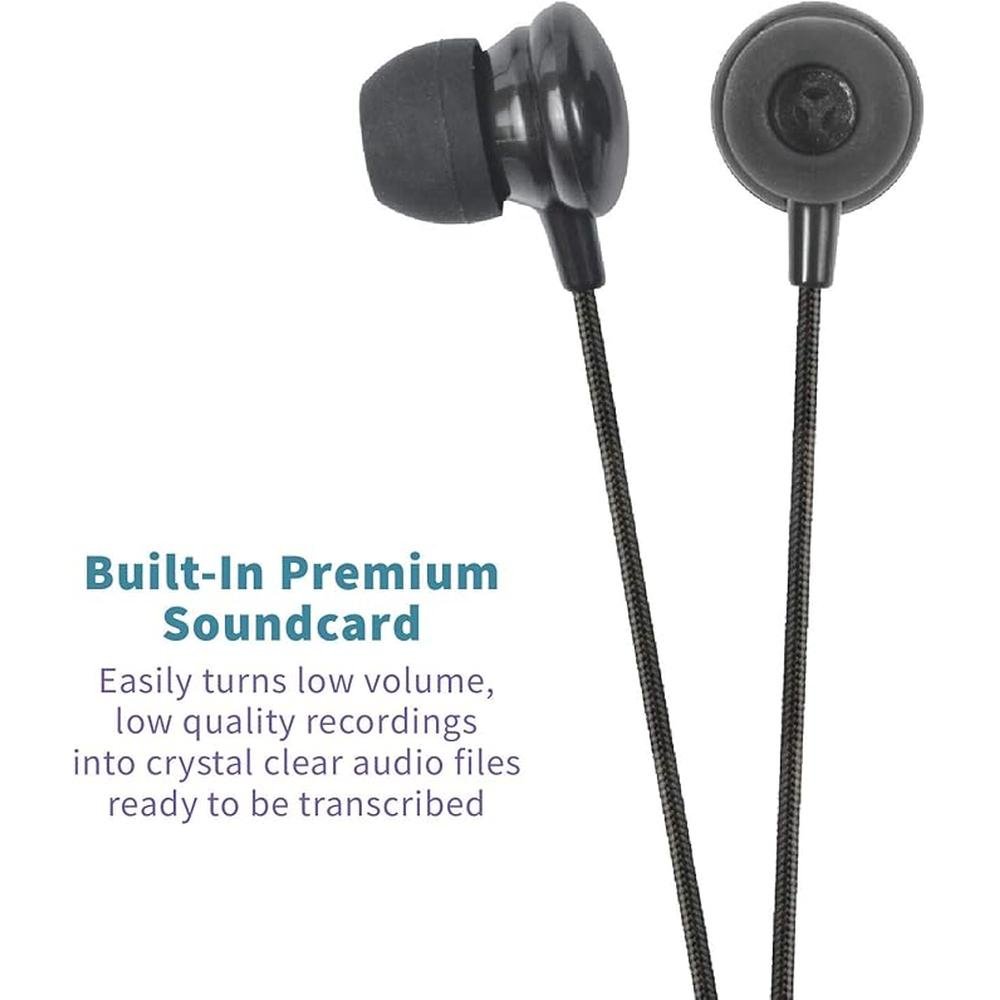 ECS WordSmith USB Transcription Headset – In Use