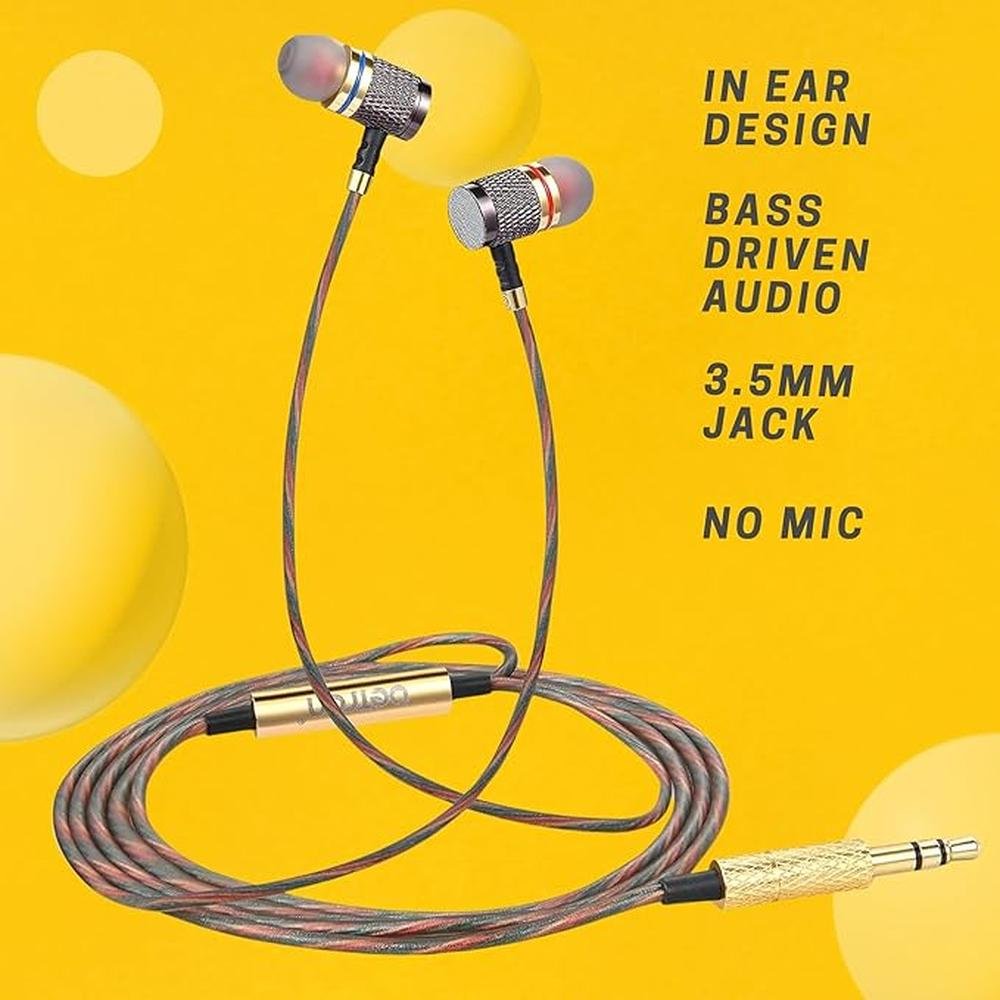 Betron YSM1000 Earphones in Ear Headphones Wired 3.5mm Jack – Close-up Detail