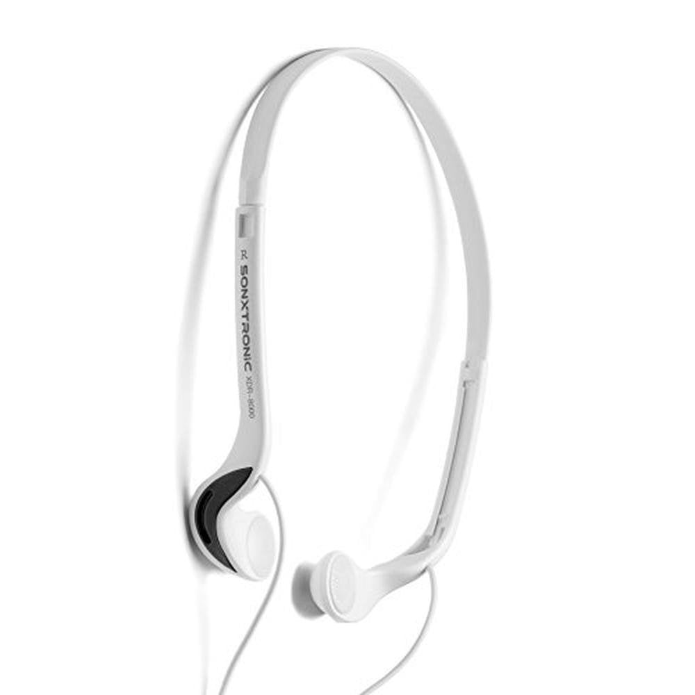 White Sonxtronic ICE Xdr-8001 Vertical In-Ear Ultralight – Front View