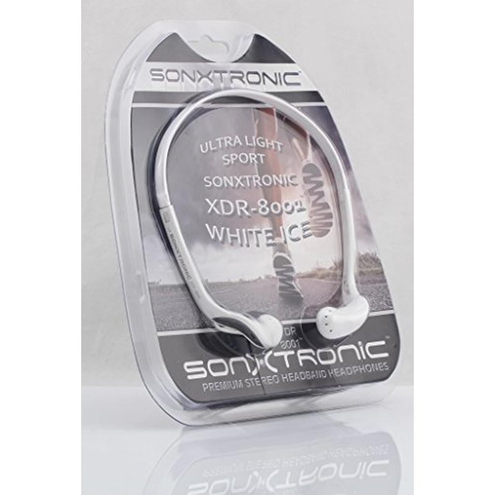 White Sonxtronic ICE Xdr-8001 Vertical In-Ear Ultralight – Side View