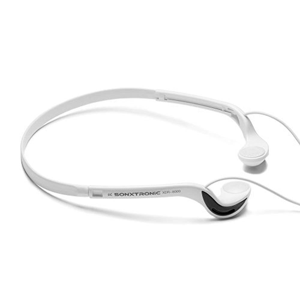 White Sonxtronic ICE Xdr-8001 Vertical In-Ear Ultralight – Close-up Detail