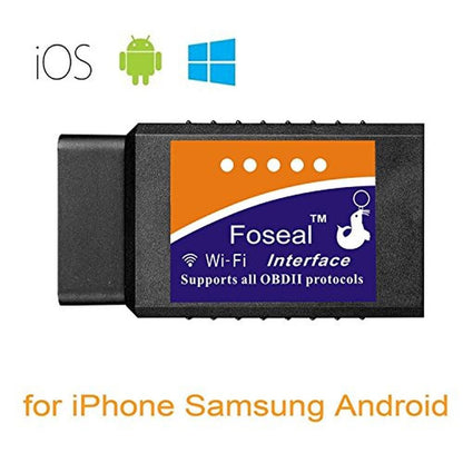 Foseal Wifi OBD2 Scanner: Car Code Reader Check Engine – Side View