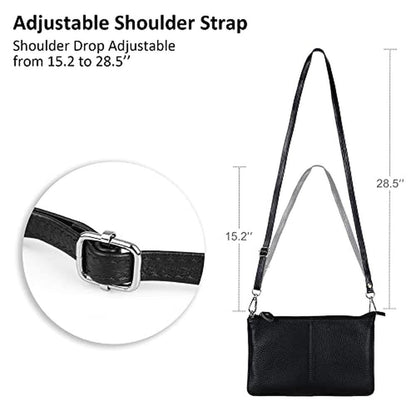 Women Phone Bags: Befen Black Genuine Leather Wristlet – Packaging