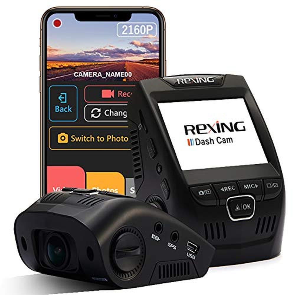 Rexing Car Camera: REXING V1 4K Ultra HD Dash Cam – Front View