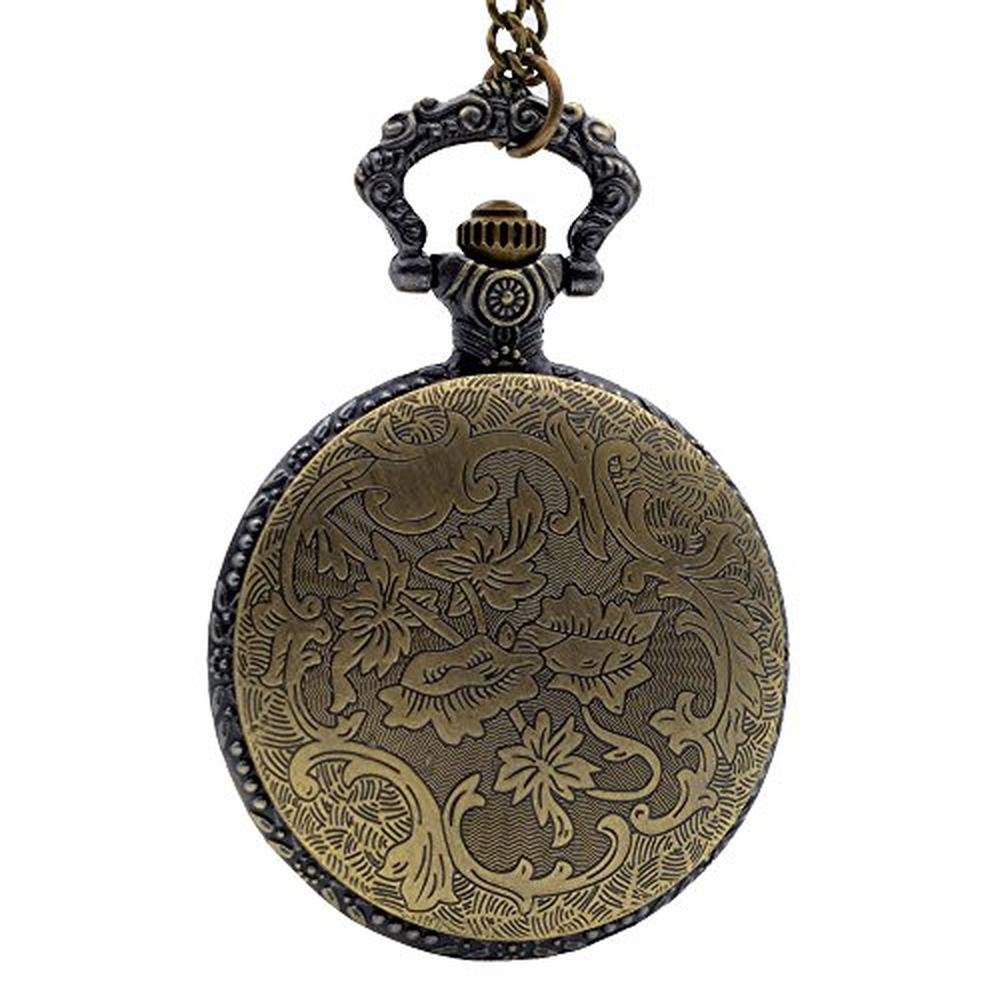 Antique USSR Soviet Sickle Hammer Quartz Pocket Watch – Close-up Detail