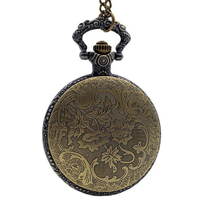 Antique USSR Soviet Sickle Hammer Quartz Pocket Watch – Close-up Detail