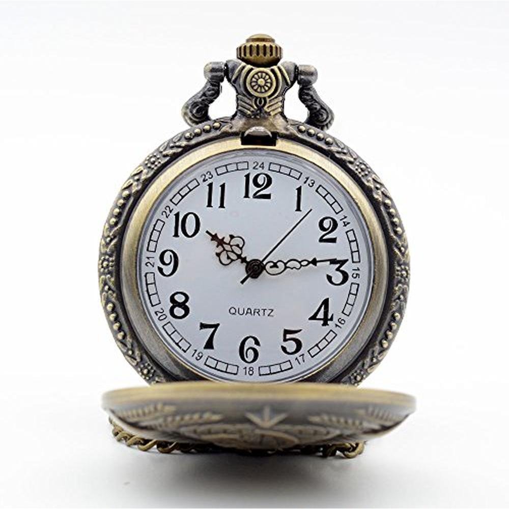Antique USSR Soviet Sickle Hammer Quartz Pocket Watch – In Use