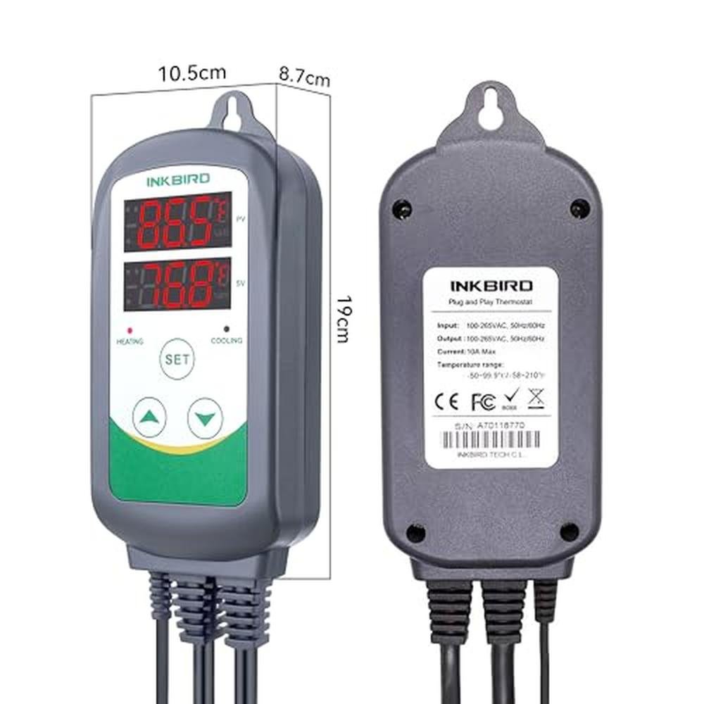 Inkbird ITC-308 Digital Temperature Controller – Close-up Detail