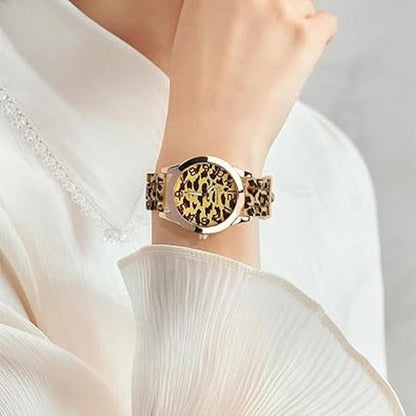 Fanmis Watch: FANMIS Unisex Geneva Leopard Silicone – In Use