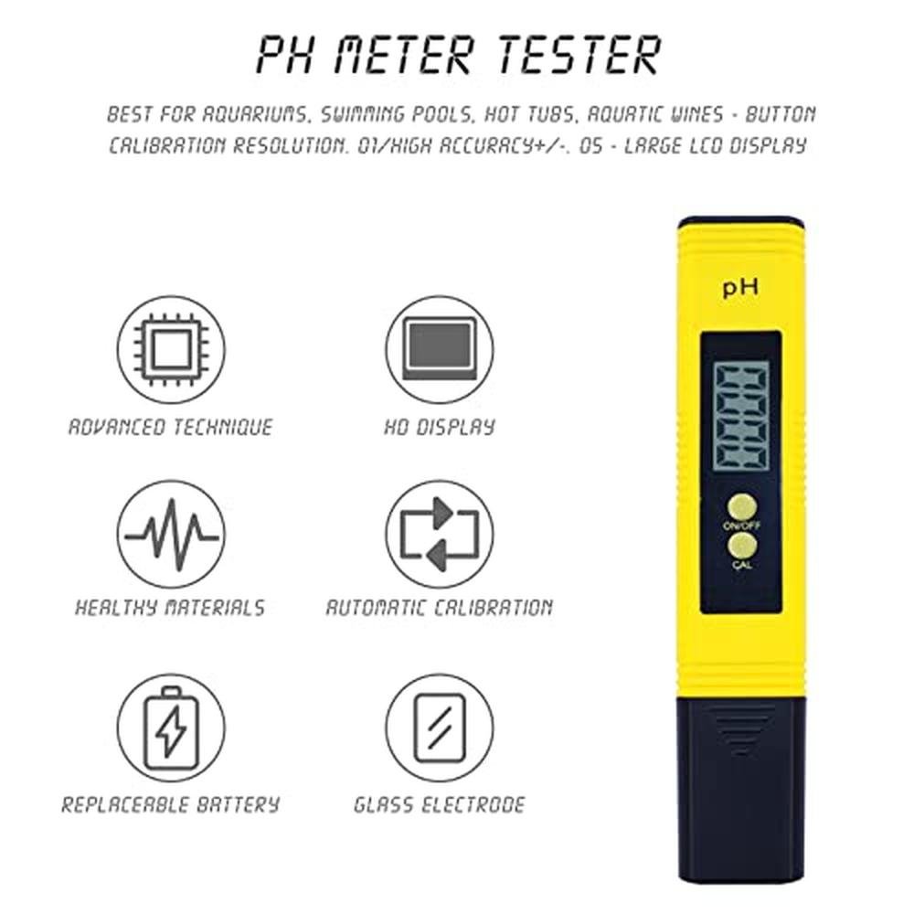 Digital pH Meter Testers: Risantec High Accuracy – Side View