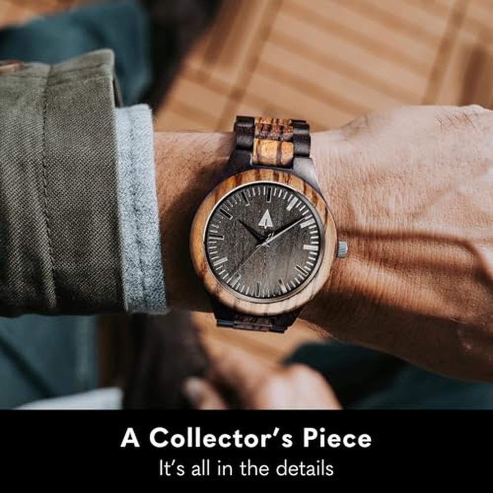 Treehut Wooden Watches for Men – Side View