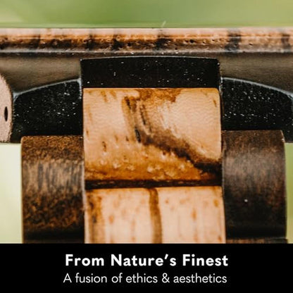 Treehut Wooden Watches for Men – Close-up Detail