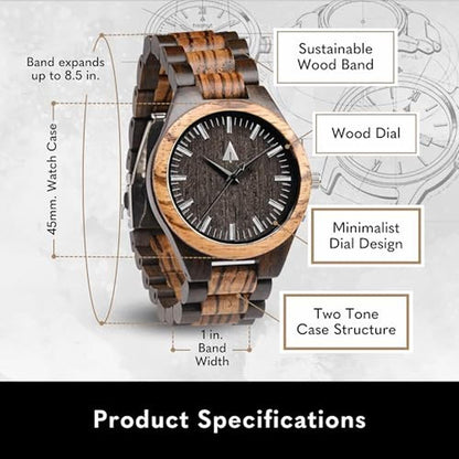 Treehut Wooden Watches for Men – In Use
