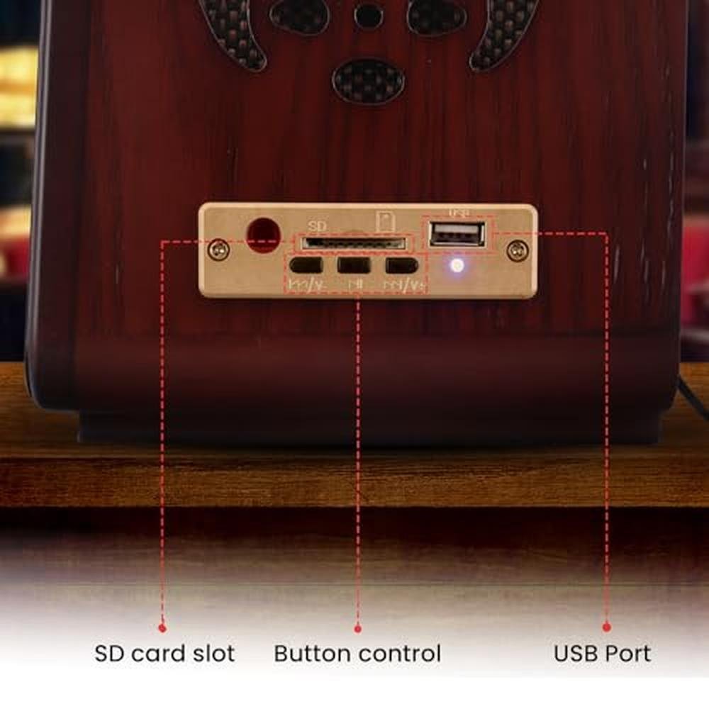 Pyle Retro Wireless Bluetooth Radio Speaker – In Use