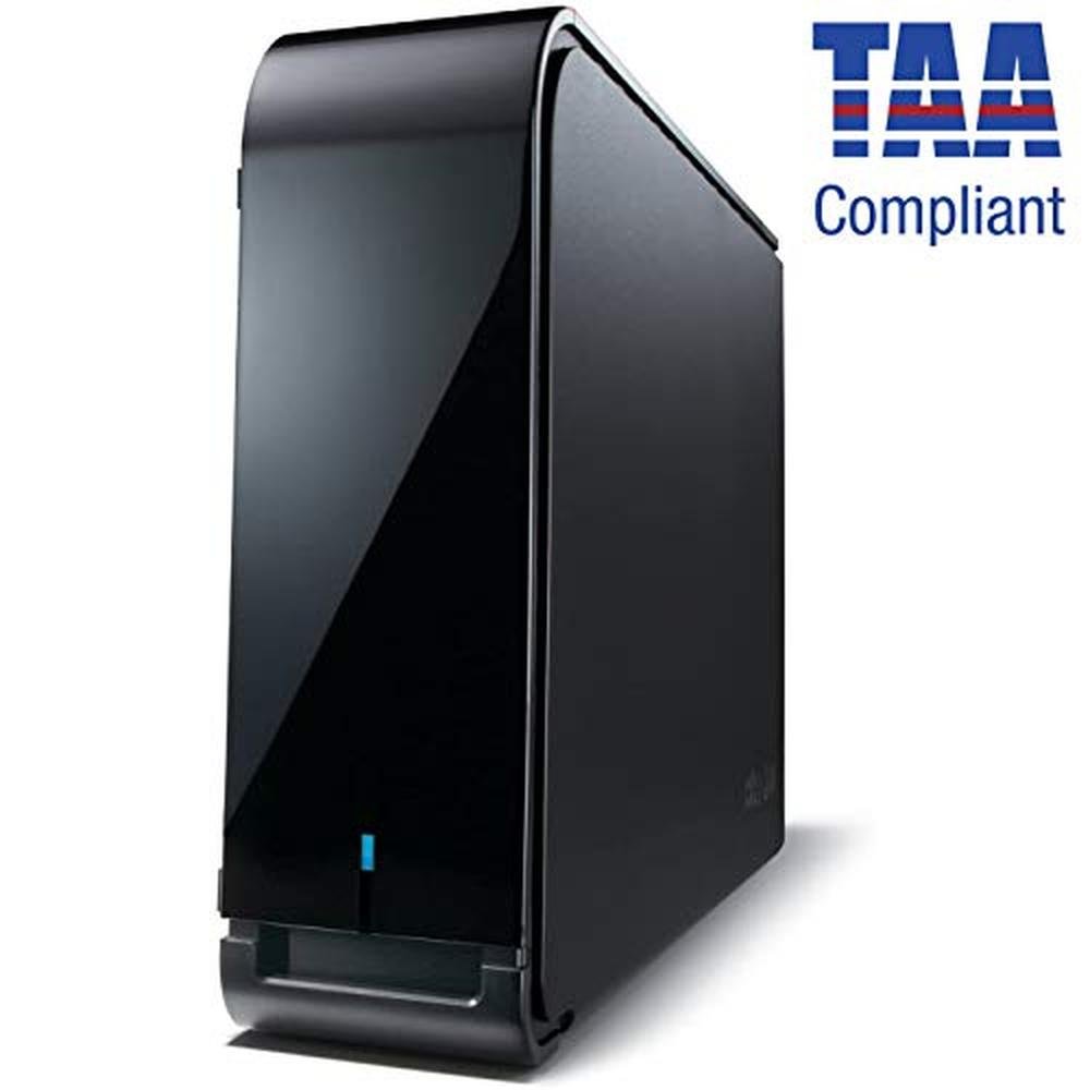 BUFFALO DriveStation 4TB High Speed 7200RPM TAA Desktop – Side View
