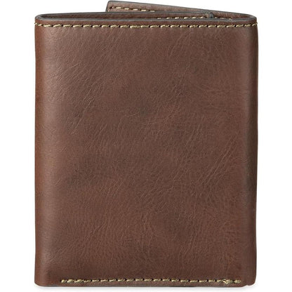 Levi Men's Trifold Wallet: Levi's Sleek and Slim Design – Close-up Detail