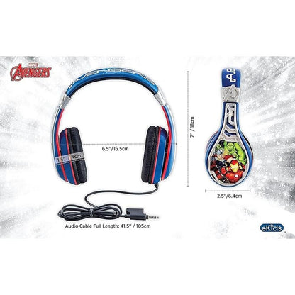 eKids Avengers Headphones for Kids – Side View