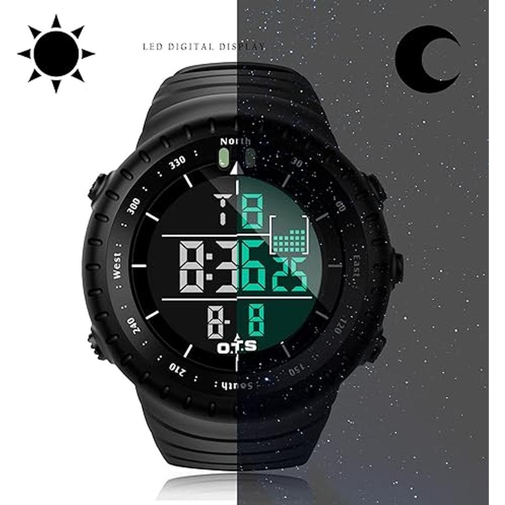 Watch Men: PALADA Digital Sports Watch Waterproof Tactical – Packaging
