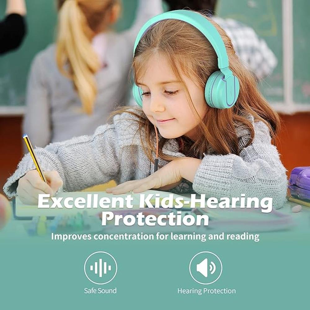 Kids Headphones: AILIHEN I35 On-Ear Headphones for School – Packaging
