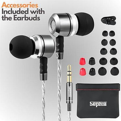 Wired Headphones: Sephia SP3060 HD Bass Driven Audio – Packaging