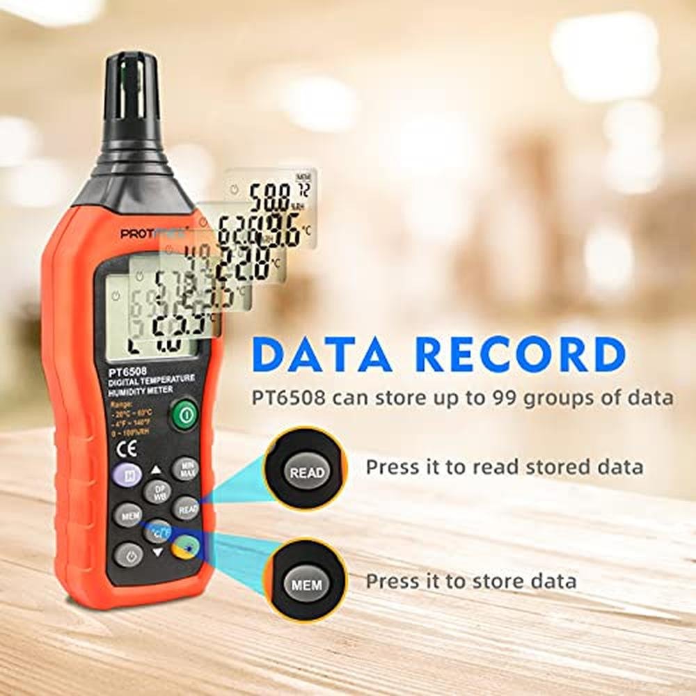 Protmex PT6508 Temperature Humidity Meter – In Use