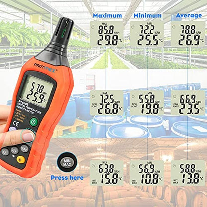 Protmex PT6508 Temperature Humidity Meter – Packaging