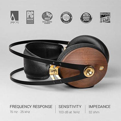 Headphones Meze: MEZE AUDIO 99 Classics Walnut Gold Wooden – Additional Angle