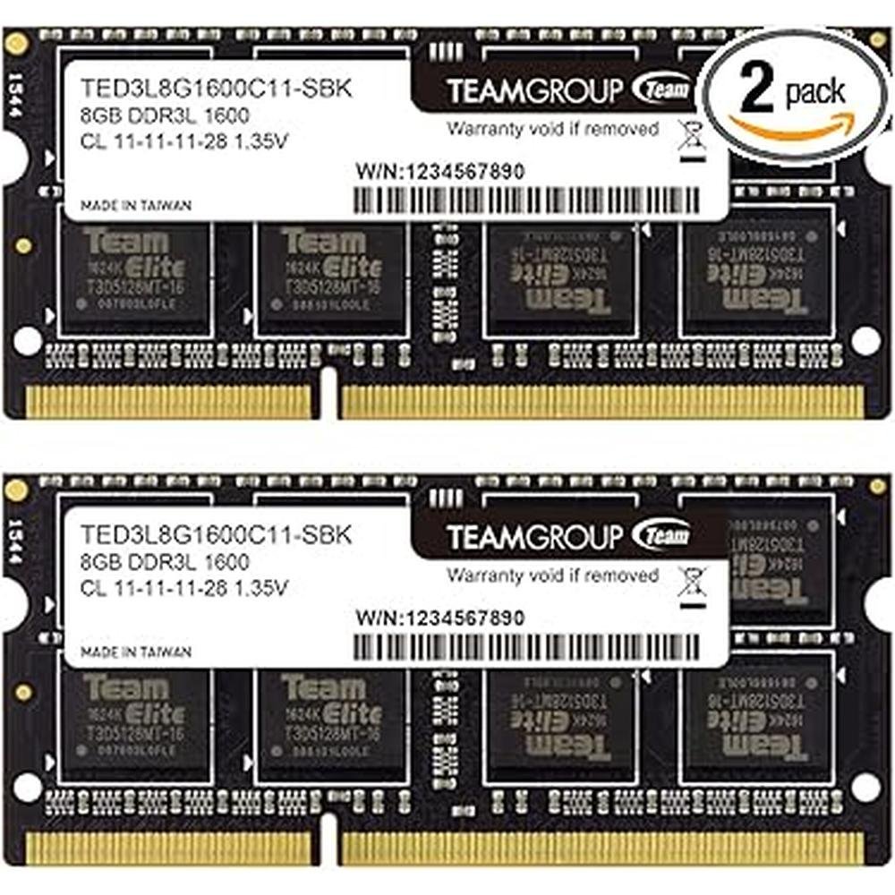 TeamGroup Elite: TeamGroup DDR4 16GB 3200MHz – Front View