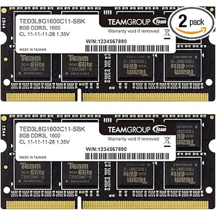 TeamGroup Elite: TeamGroup DDR4 16GB 3200MHz – Front View