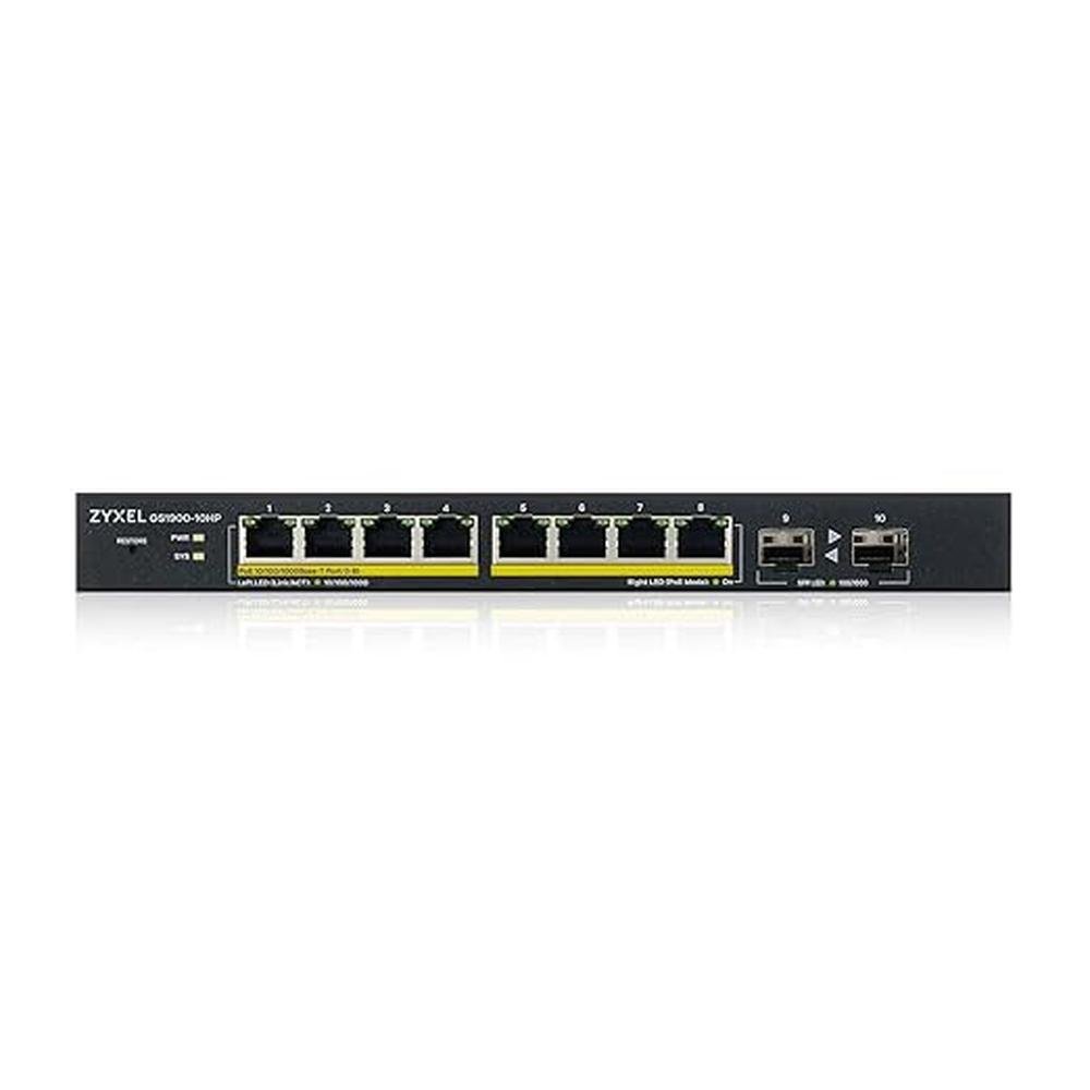 Zyxel 8-Port PoE Gigabit Switch – Side View