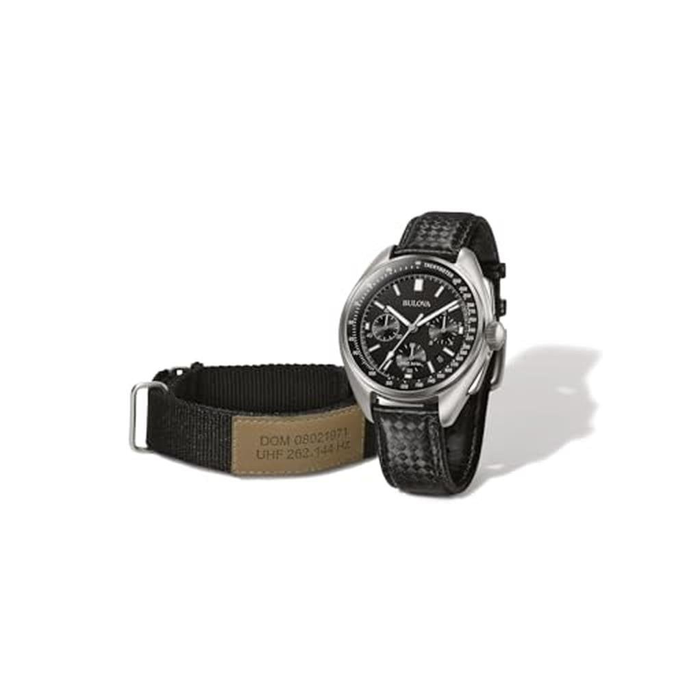 Bulova Men's Archive Series Lunar Pilot 6-Hand Chronograph – Side View