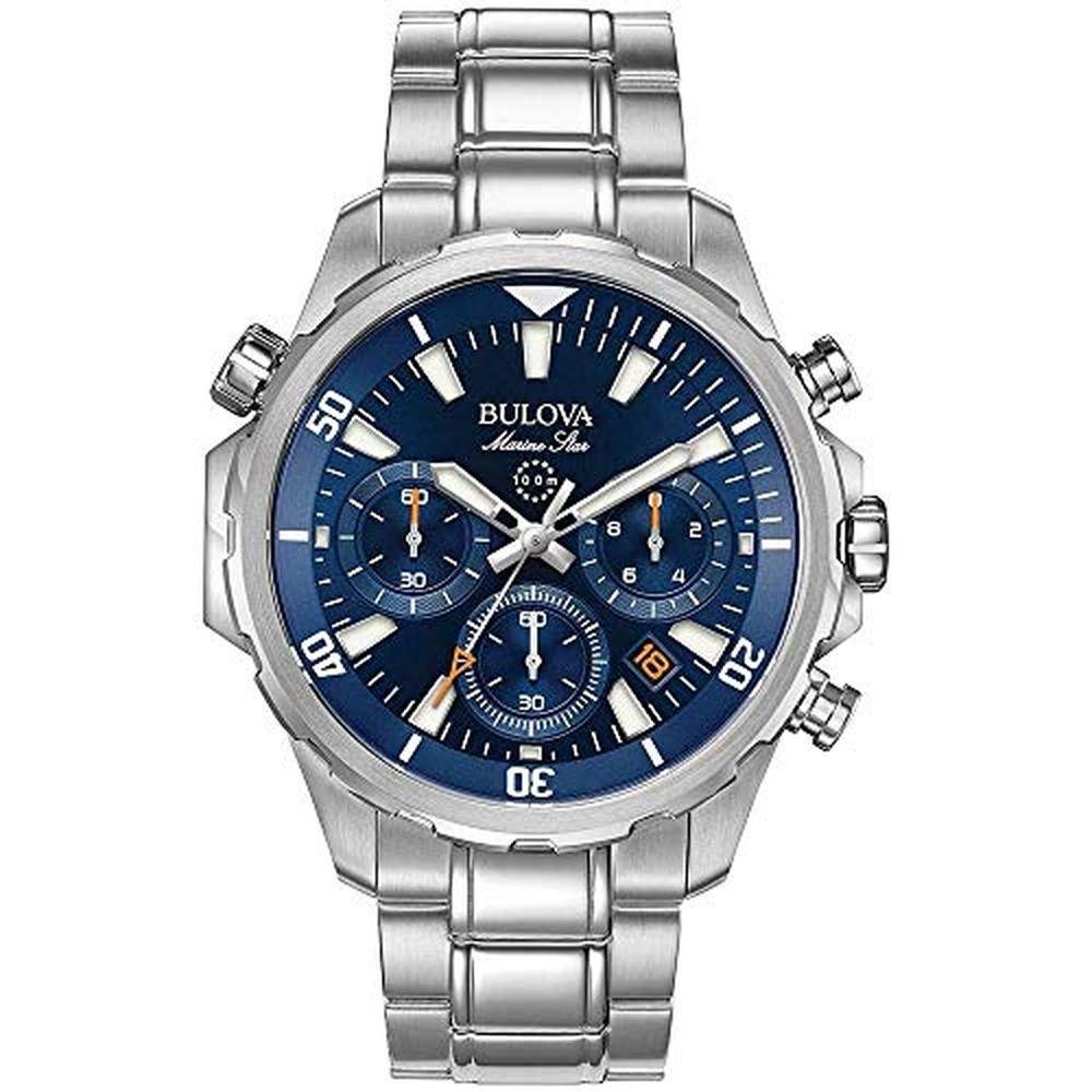 Bulova Men's Marine Star Series B Stainless Steel 6-Hand – Front View