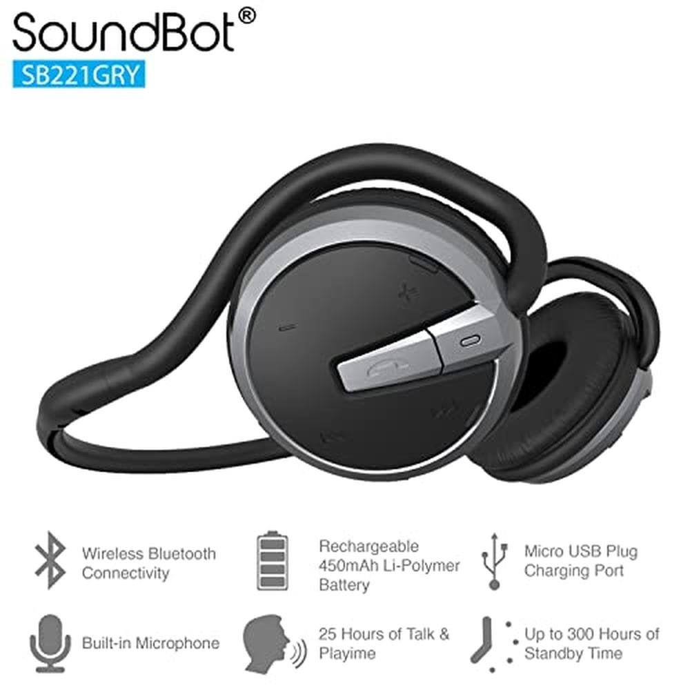 Wireless Bluetooth 4.0 Sports-Active Headphones – Side View