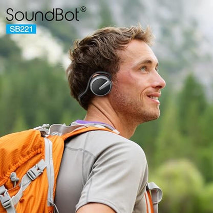 Wireless Bluetooth 4.0 Sports-Active Headphones – In Use