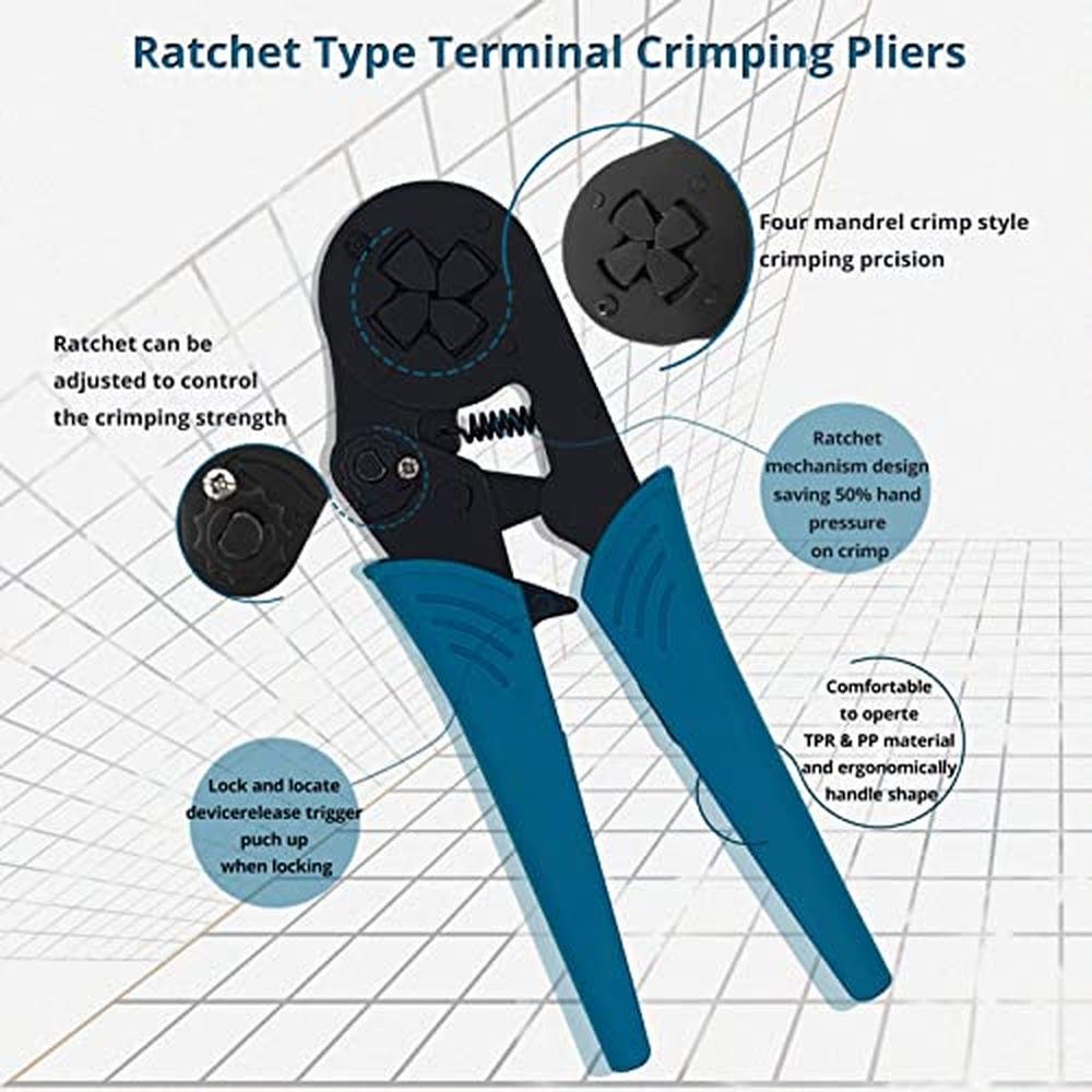 Wovier Crimper: Wovier Crimper Plier HSC8 16-4 – Side View