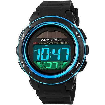 MASTOP Solar Watch: Neutral LED Digital Watch – Front View