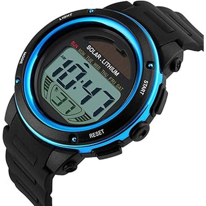 MASTOP Solar Watch: Neutral LED Digital Watch – In Use