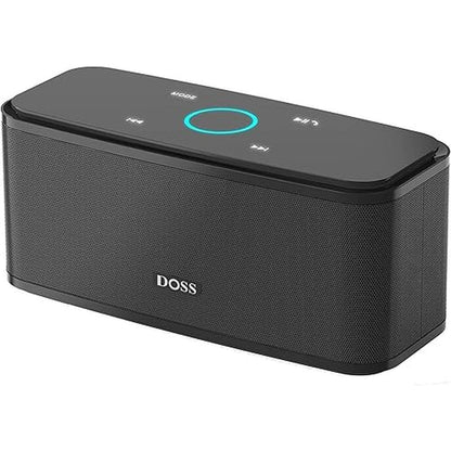 DOSS SoundBox Touch: Wireless Bluetooth Speaker with 12W HD – Front View