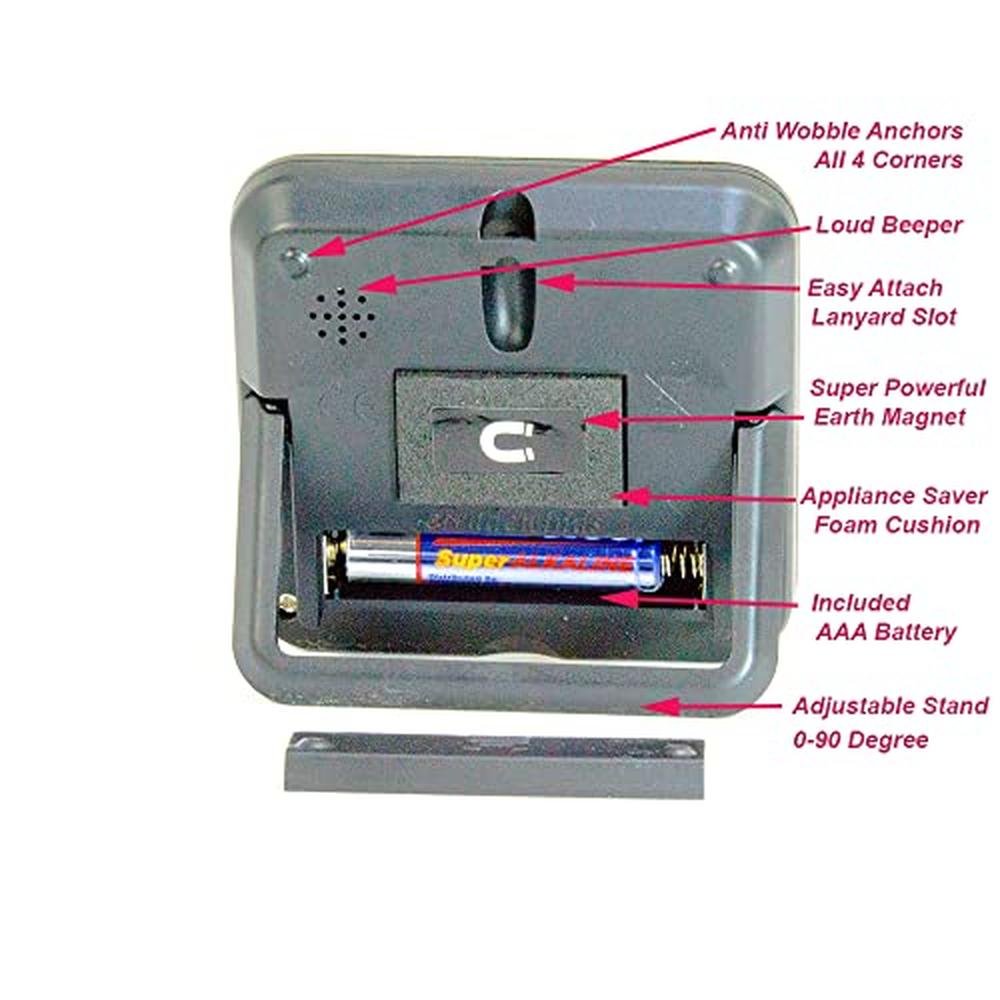 Premium Digital Kitchen Timer – Close-up Detail
