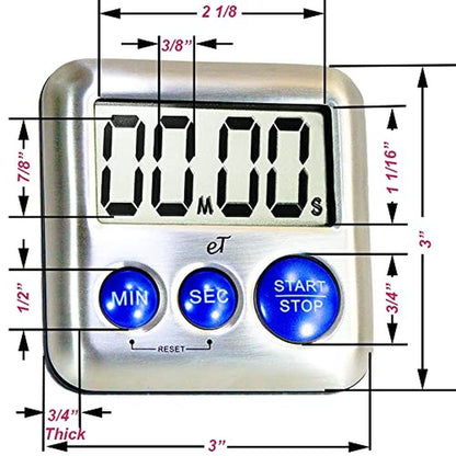 Premium Digital Kitchen Timer – In Use