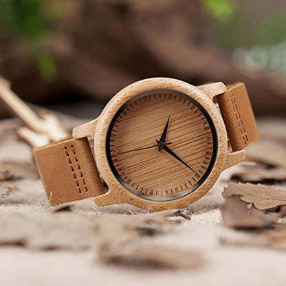 BOBO BIRD Men's Bamboo Wooden Watch – Packaging